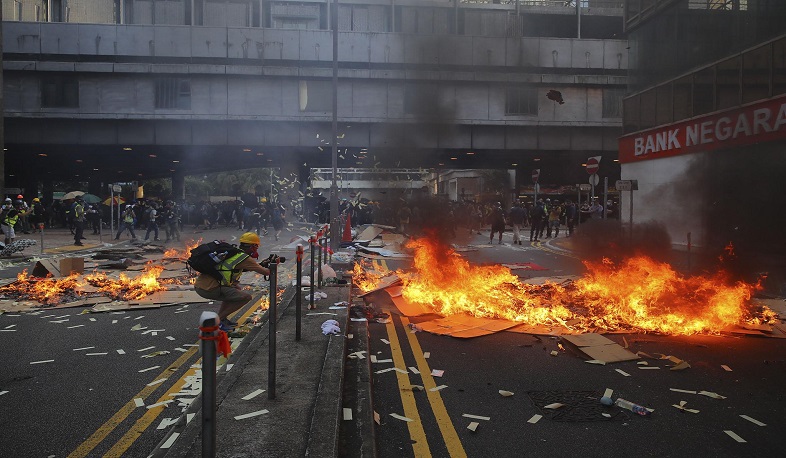 Հոնկոնգում քաոսը շարունակվում է. տրանսպորտը կաթվածահար է