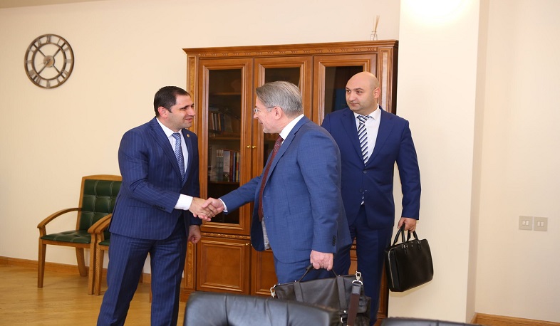 Սուրեն Պապիկյանը և Անդրեյ Գլավատսկիխին քննարկել են Հյուսիս-հարավ միջանցքի ծրագիրը