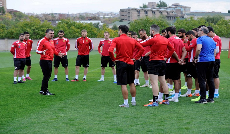 Ֆուտբոլի Հայաստանի ազգային հավաքականը հերթական մարզումն է անցկացրել