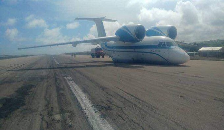 Armenian airlines plane makes emergency landing in Somali