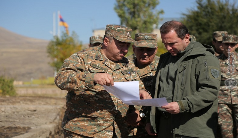 Դավիթ Տոնոյանը հետևել է խաղաղապահների վարժանքներին