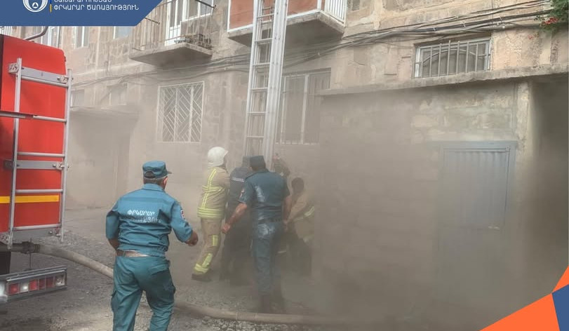 Հրդեհ Արմավիր քաղաքի բնակարաններից մեկում