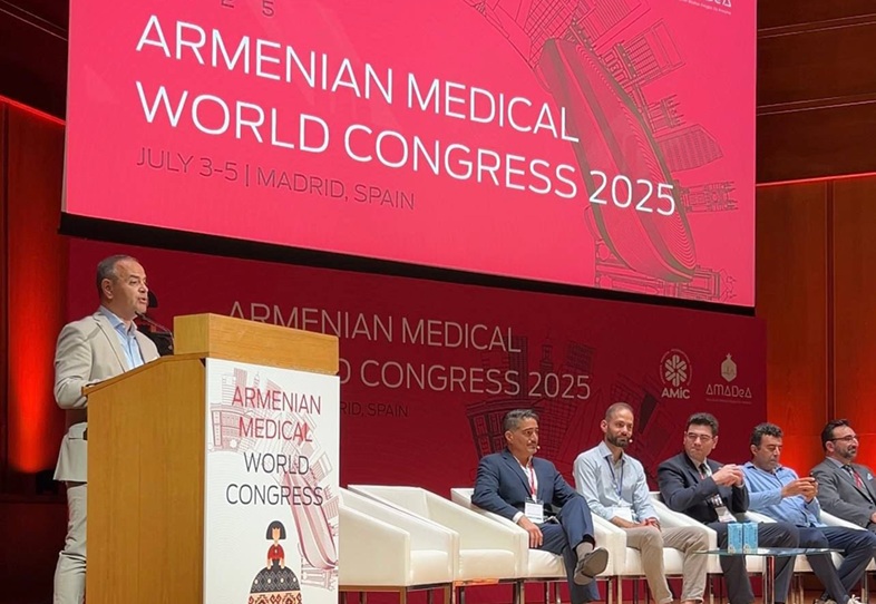 Zareh Sinanyan participates in 14th Armenian World Medical Congress in Madrid