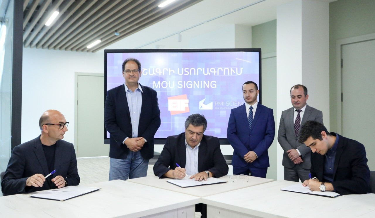 PMI Science միջազգային ընկերությունը որպես բիզնես աքսելերատորի շենքի առաջին ռեզիդենտ․ ստորագրվեց հուշագիր