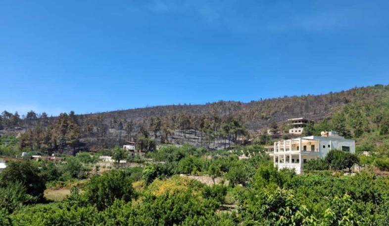 Fire in Kessab’s Dyuzaghaj village brought under control