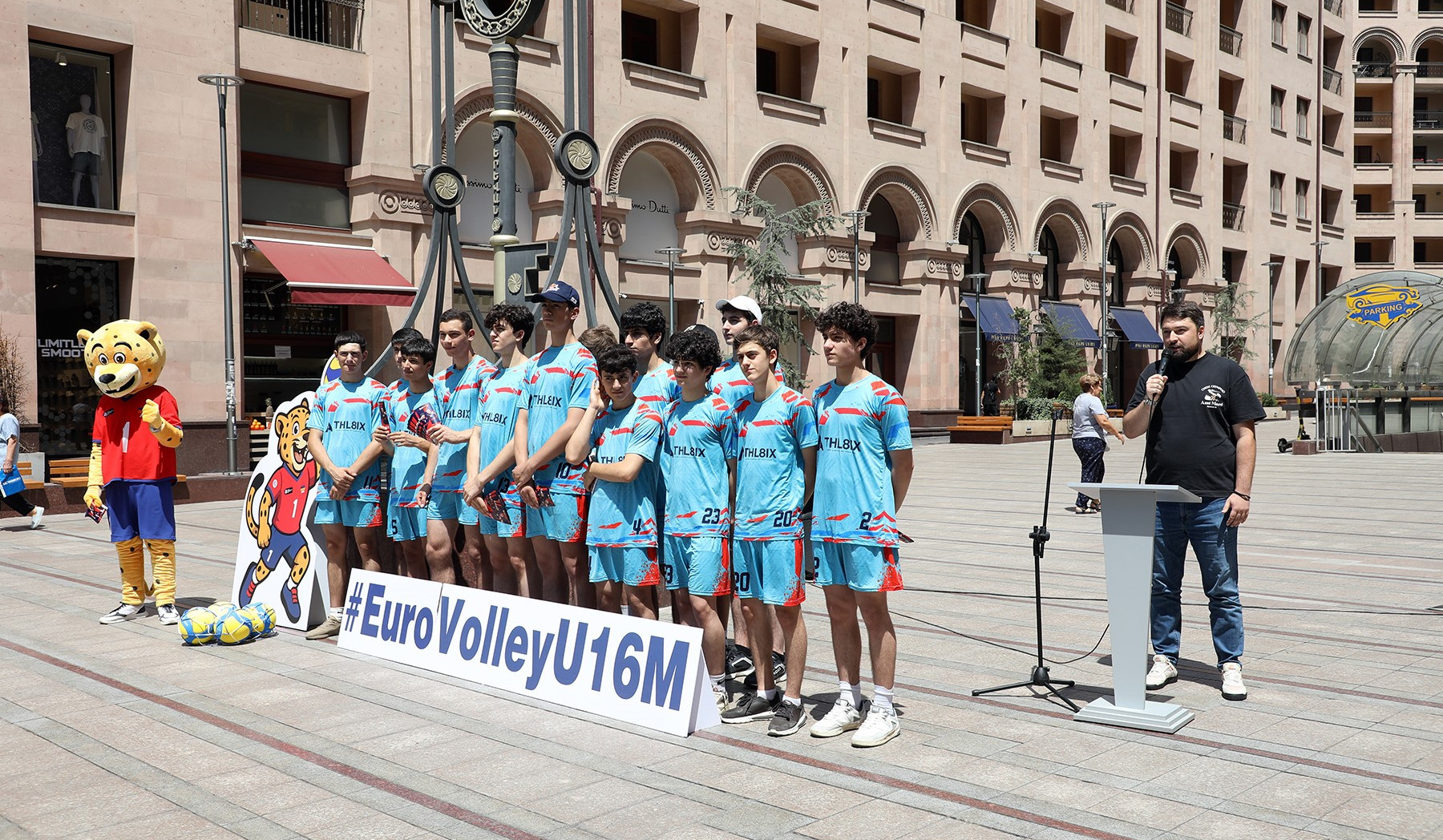 Երևանում ազդարարվել է վոլեյբոլի մինչև 16 տարեկան տղաների Եվրոպայի առաջնության մեկնարկը