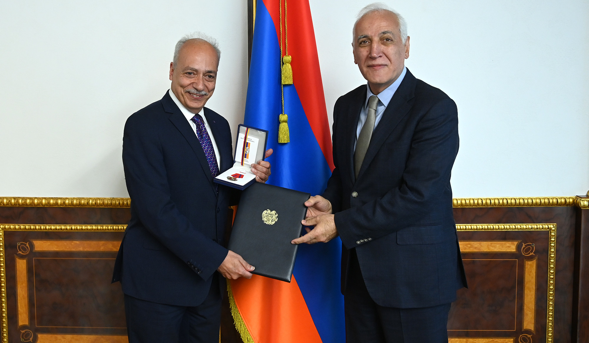 Երվանդ Զորյանը պարգևատրվել է «Հայրենիքին մատուցած ծառայությունների համար» 1-ին աստիճանի մեդալով