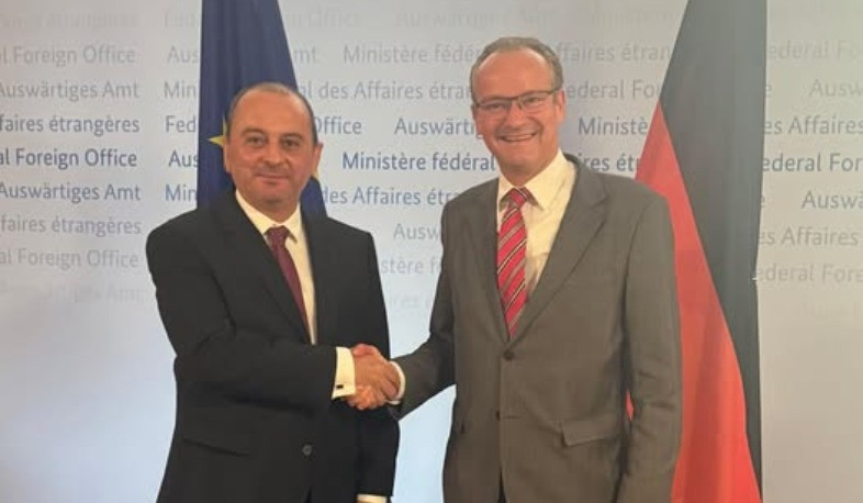 Səfir Yengibaryan və Almaniyanın xarici işlər üzrə dövlət naziri əməkdaşlığın inkişaf perspektivləri ilə bağlı məsələləri müzakirə ediblər