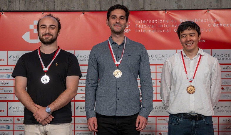 Գրոսմայստեր Արամ Հակոբյանը դարձել է միջազգային մրցաշարի «Challengers» խմբի արծաթե մեդալակիր