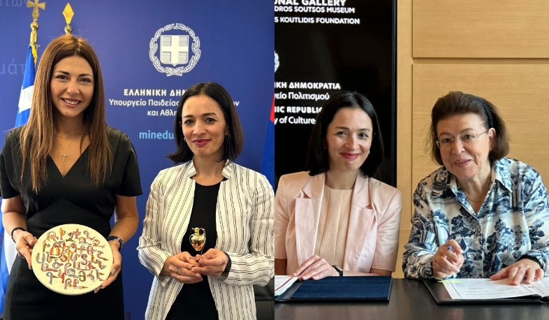 Համագործակցության բազմաթիվ ծրագրեր ենք նախանշել. ԿԳՄՍ նախարարը հանդիպել է Հունաստանի մշակույթի և կրթության նախարարների հետ