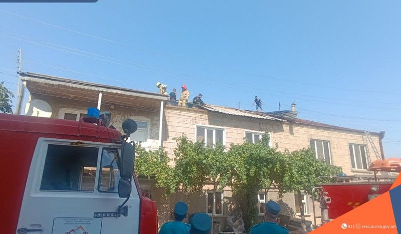 Հրդեհ Գետազատ գյուղում