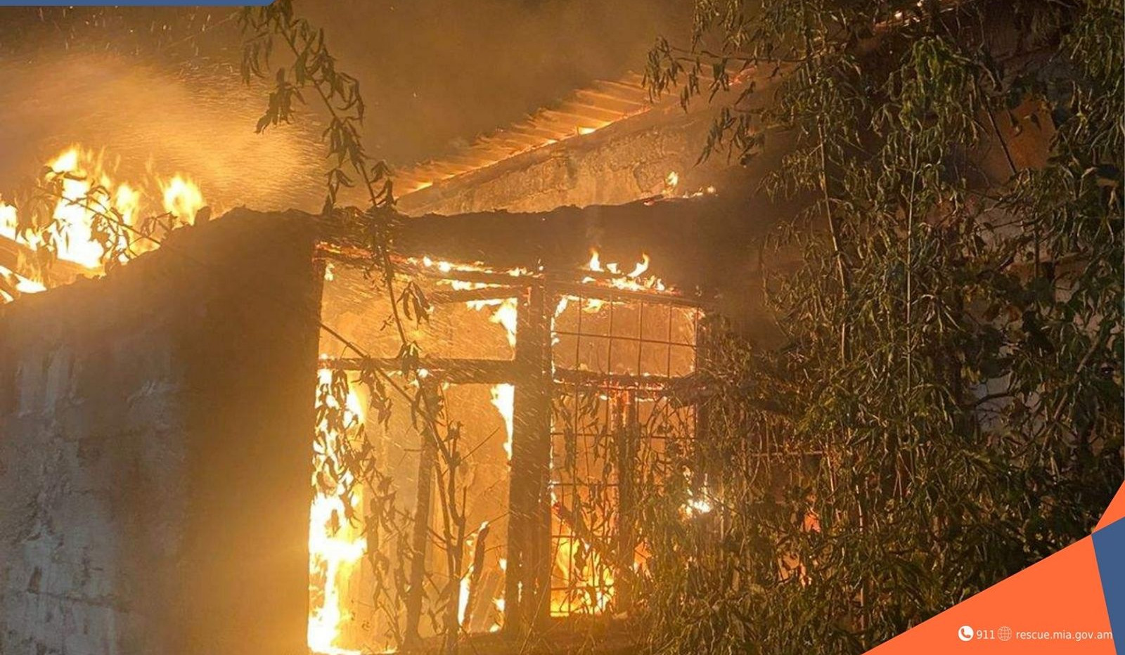 Հրդեհ Զաքարիա Սարկավագի փողոցում