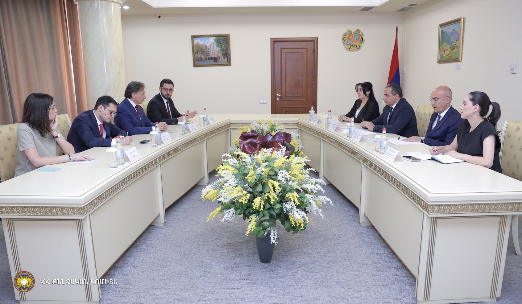 ՔԿ նախագահը և Իտալիայի դեսպանը պայմանավորվել են փորձի փոխանակման ուղղությամբ աշխատանքներ իրականացնելու վերաբերյալ