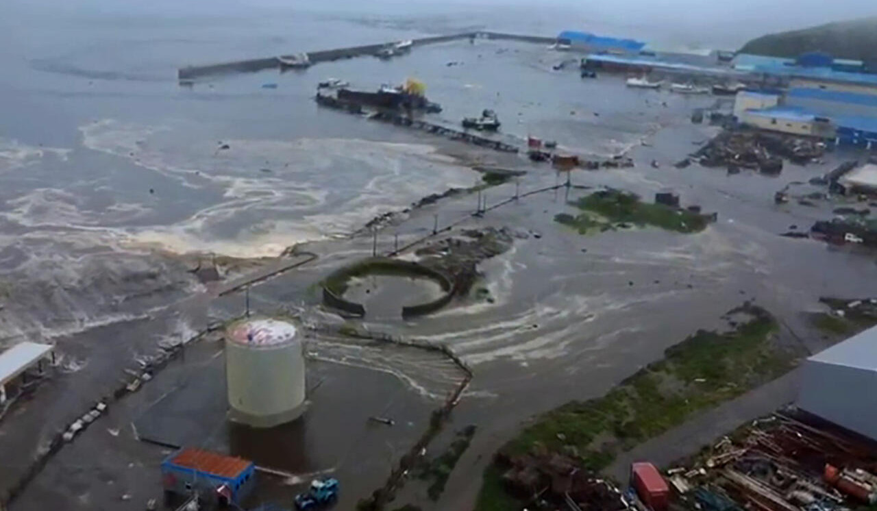 Tsunami warning issued for Pacific coast of South America