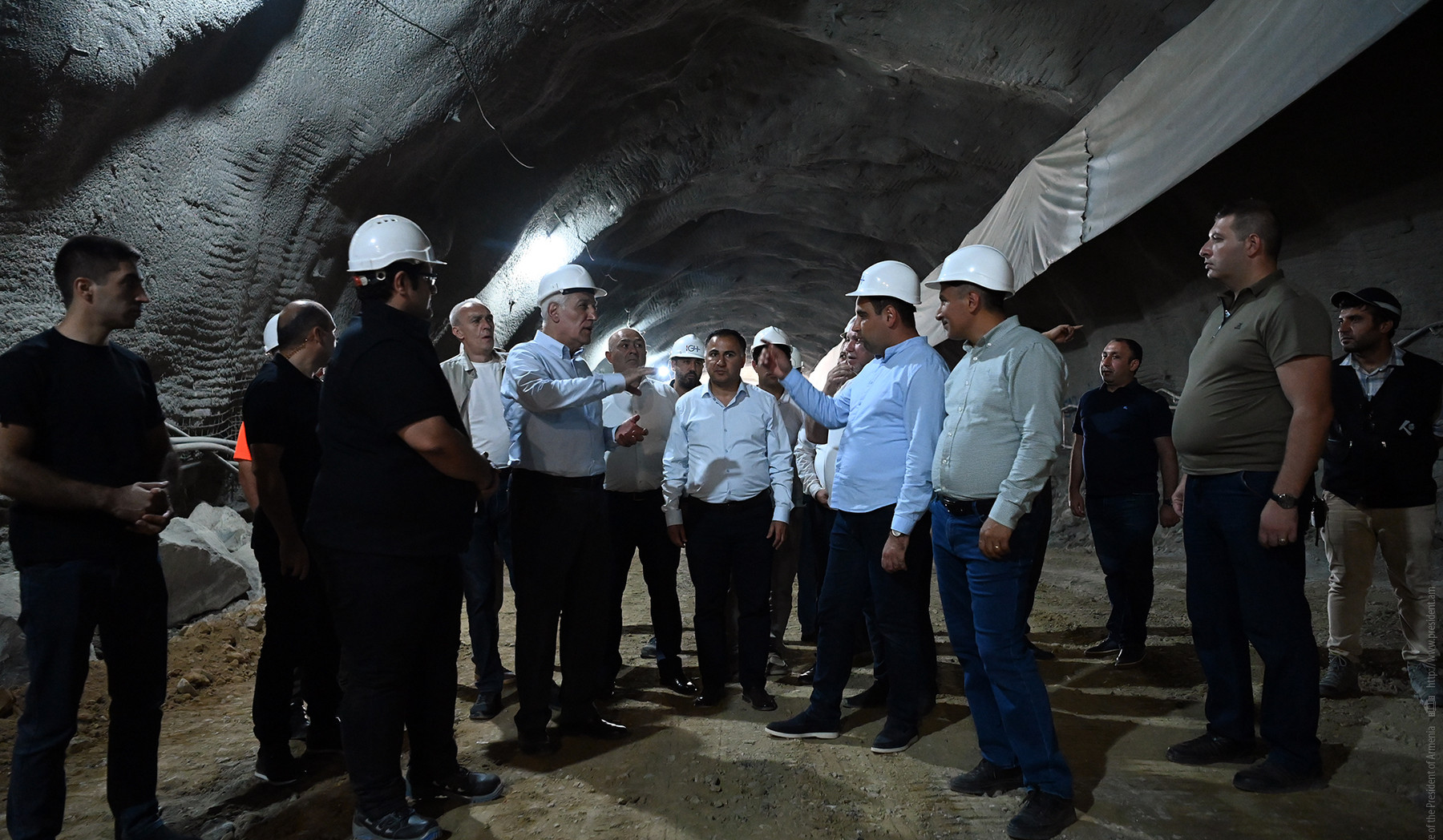 Վահագն Խաչատուրյանը հետևել է Հյուսիս-հարավ ծրագրի շրջանակում կառուցվող թունելի շինարարությանը