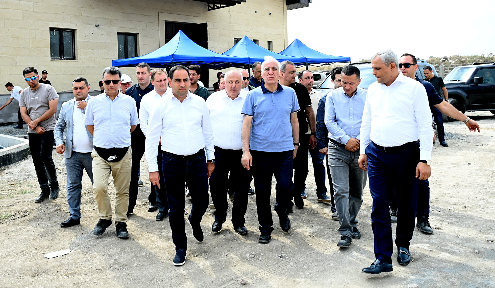 Նախագահն այցելել է Իրան-Հայաստան բարձրավոլտ էլեկտրահաղորդման գծի ենթակայան