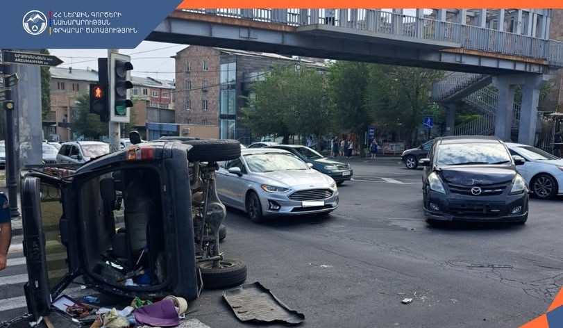 Բախվել են ավտոմեքենաներ․ կա տուժած