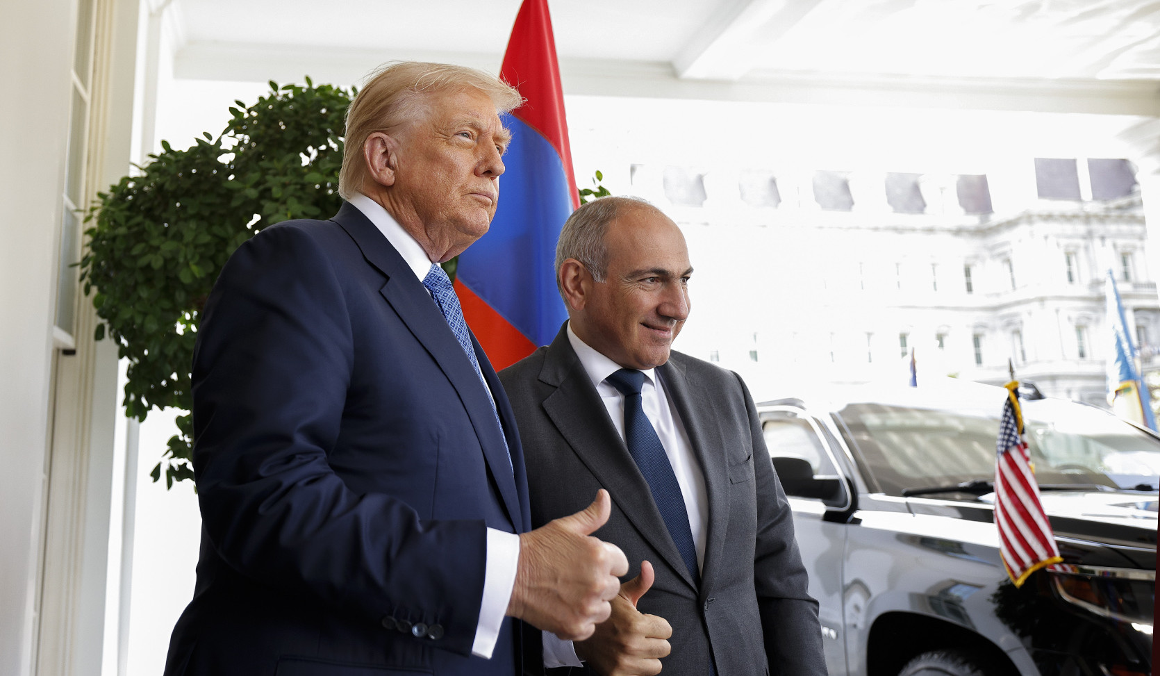 Վարչապետի մուտքը Սպիտակ տուն. չհրապարակված կադրեր