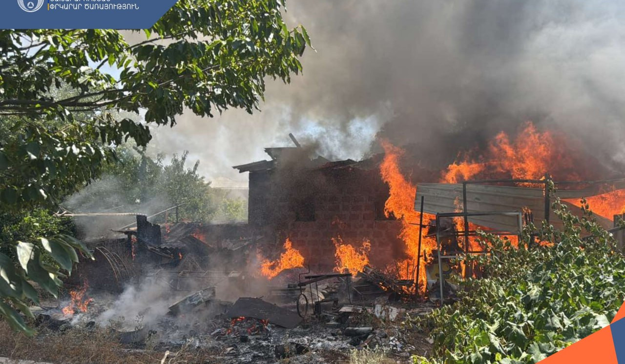 Հրդեհ Սարդարապատ գյուղում