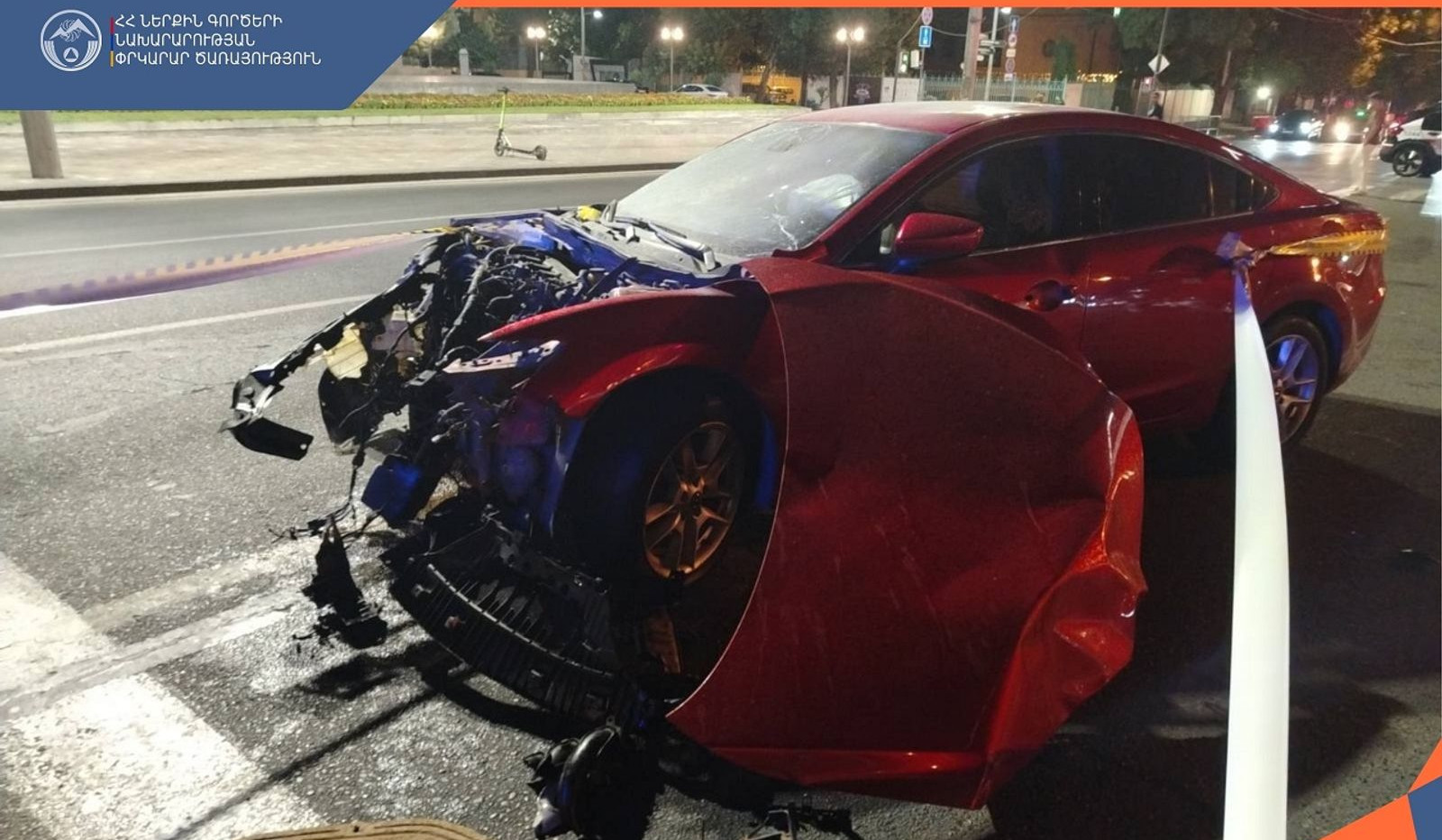 Ավտովթար Երևան քաղաքում. կա  տուժած