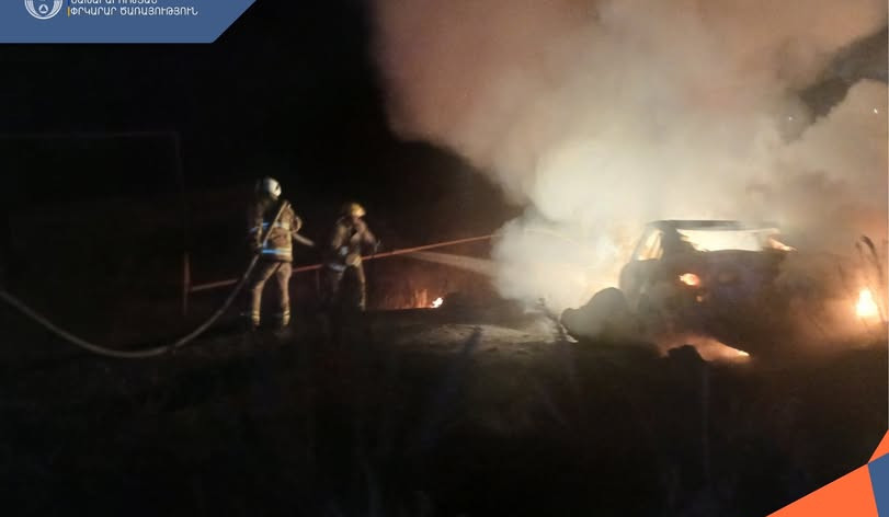 Գավառ-Սևան ավտոճանապարհին տեղի է ունեցել վթար՝ հրդեհի բռնկմամբ․ տուժածներ չկան