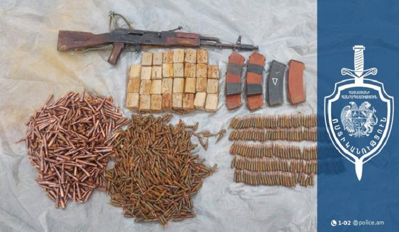 Շինուհայր գյուղի աղբանոցի մոտակայքում զենք-զինամթերքով պարկ է հայտնաբերվել