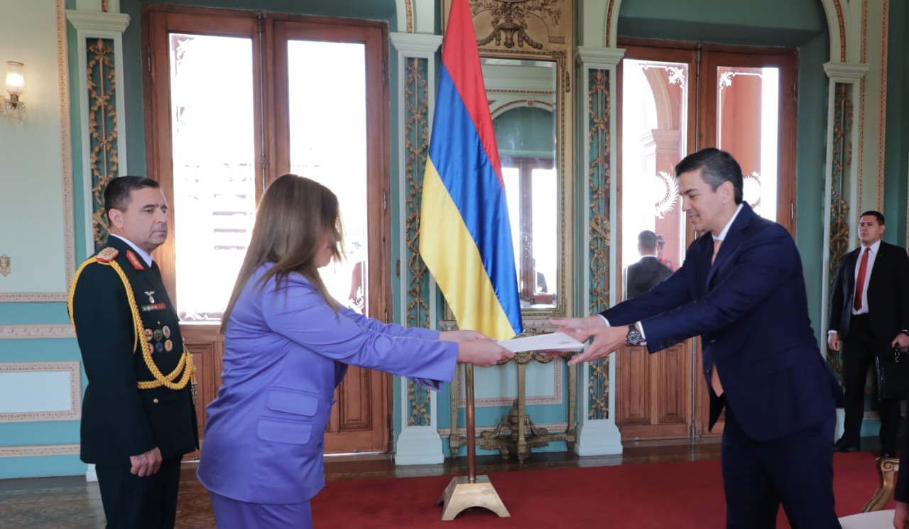 Պարագվայի Հանրապետությունում ՀՀ դեսպանը իր հավատարմագրերն է հանձնել երկրի նախագահին