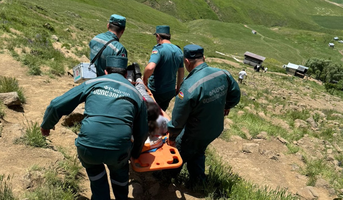 «Սուրբ Հովհաննես»  մատուռի մոտակայքում քաղաքացին ընկել և վնասել է ոտքը․ օգնության են հասել փրկարարները