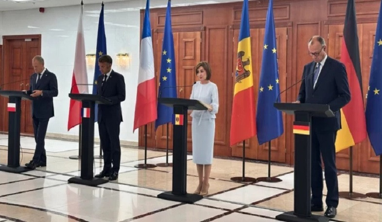 Лидеры Франции, Германии и Польши выразили поддержку стремлениям европейской интеграции Молдовы