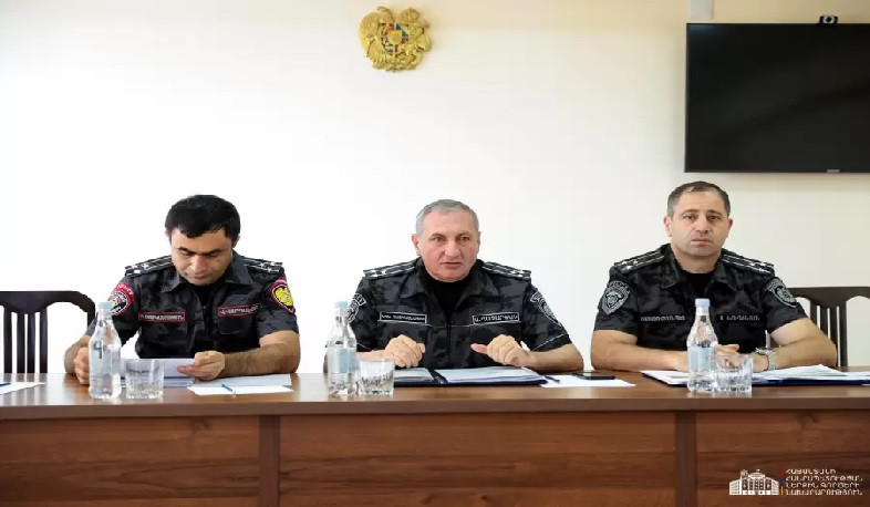 Նոր ուսումնական տարվա մեկնարկին ընդառաջ՝ աշխատանքային խորհրդակցություն ՆԳՆ ոստիկանությունում