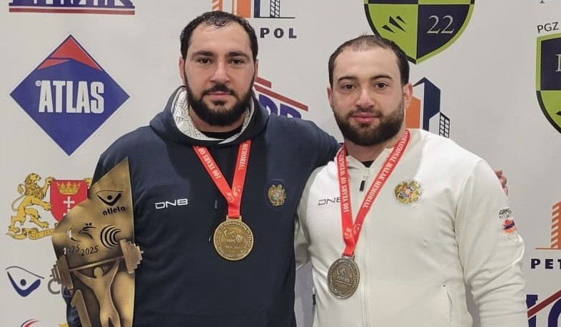 Ծանրամարտիկներ Դավիթ Հովհաննիսյանն ու Ռաֆիկ Հարությունյանը ոսկե և արծաթե մեդալներ են նվաճել միջազգային մրցաշարում