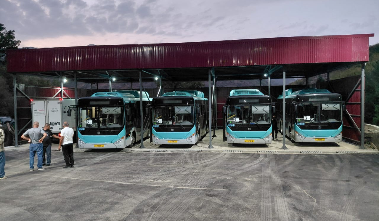 Ավարտվել են Ալավերդի համայնքի ավտոբուսների կայանատեղիի կառուցման աշխատանքները