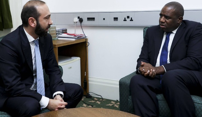 I wish you success in this next chapter: Ararat Mirzoyan congratulated David Lammy