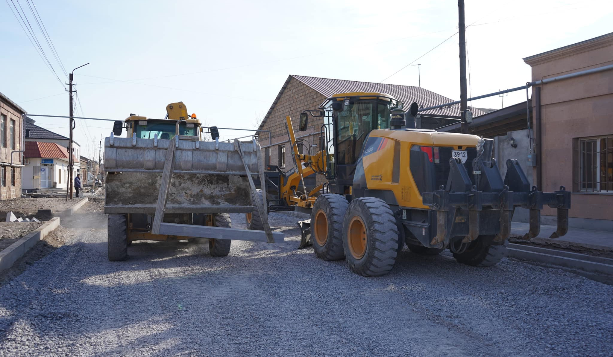 Արմավիր համայնքում փողոցաշինական աշխատանքներ են ընթանում