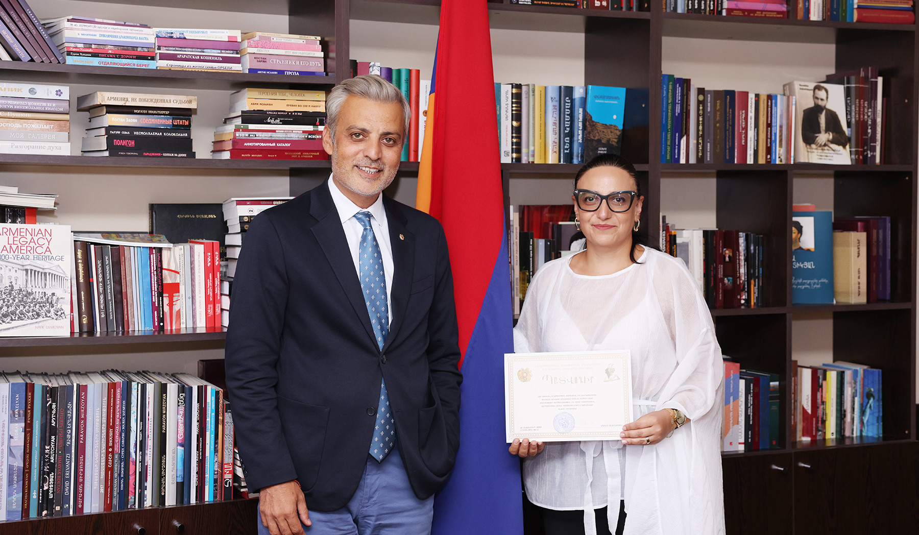 Դաշնակահար Անահիտ Դիլբարյանը պարգևատրվել է ԿԳՄՍՆ պատվոգրով