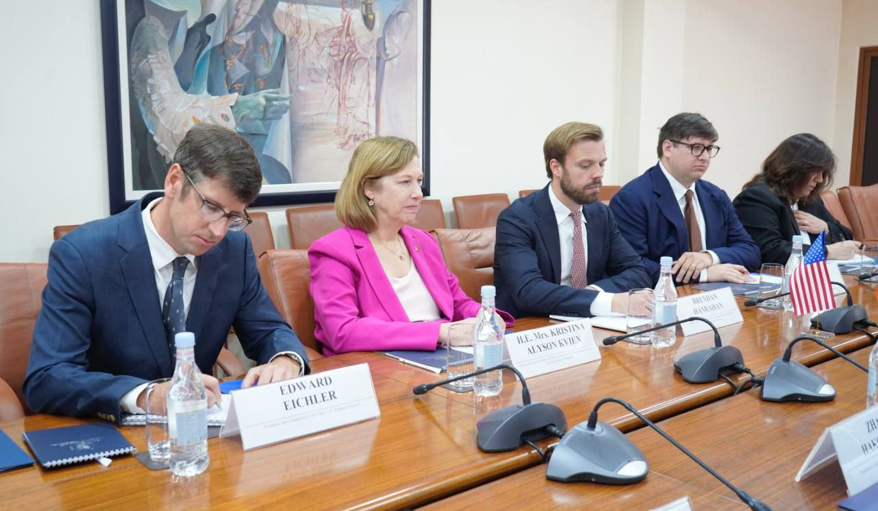 Gevorg Papoyan and Brendan Hanrahan discussed prospects for increasing trade turnover between Armenia and US