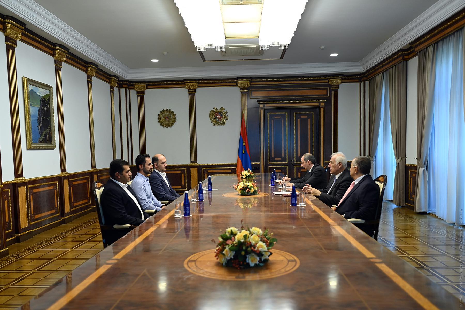 Հանրապետության նախագահը հանդիպել է Էկովիլ և Շտիգեն ընկերությունների ղեկավարների հետ