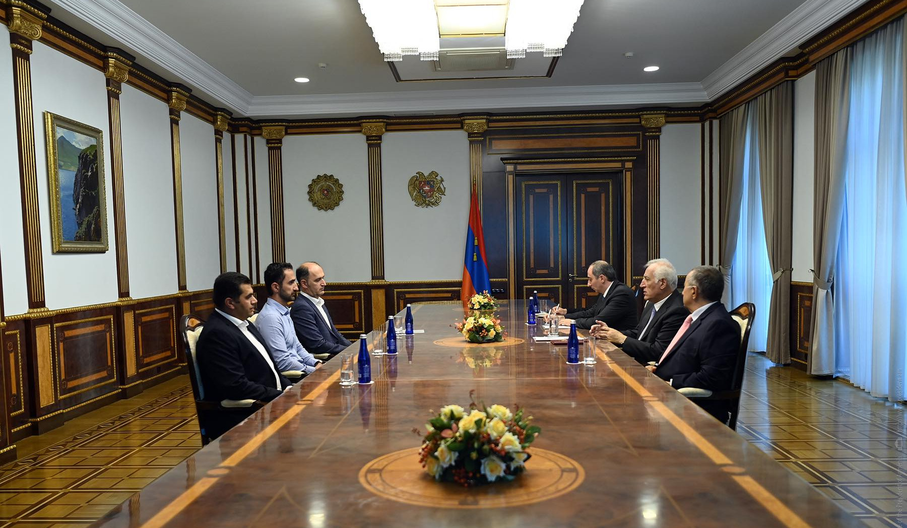 Հանրապետության նախագահը հանդիպել է Էկովիլ և Շտիգեն ընկերությունների ղեկավարների հետ