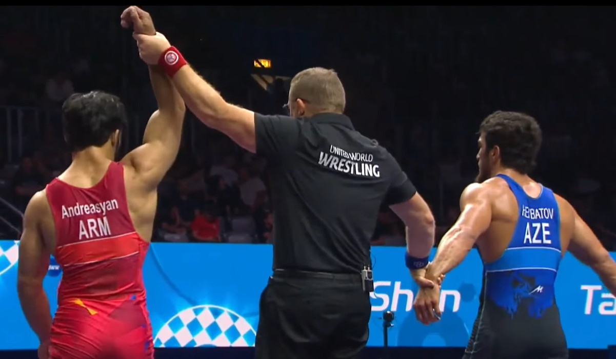 ԱԱ. ըմբիշ Արման Անդրեասյանը հաղթել է ադրբեջանցի մրցակցին և դուրս եկել կիսաեզրափակիչ