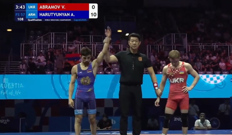 ԱԱ. ըմբշամարտիկ Արսեն Հարությունյանի վստահ մեկնարկը