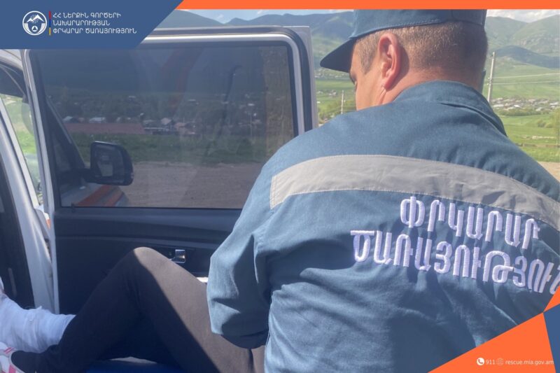 Հարթագյուղում՝ «Սուրբ Հովհաննես» մատուռի մոտակայքում, քաղաքացին ընկել և վնասել է ոտքը․ օգնության են հասել փրկարարները