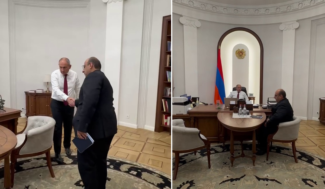 Նիկոլ Փաշինյանն աշխատանքային հանդիպում է ունեցել Աժ հանձնաժողովի նախագահ Վահե Ղալումյանի հետ