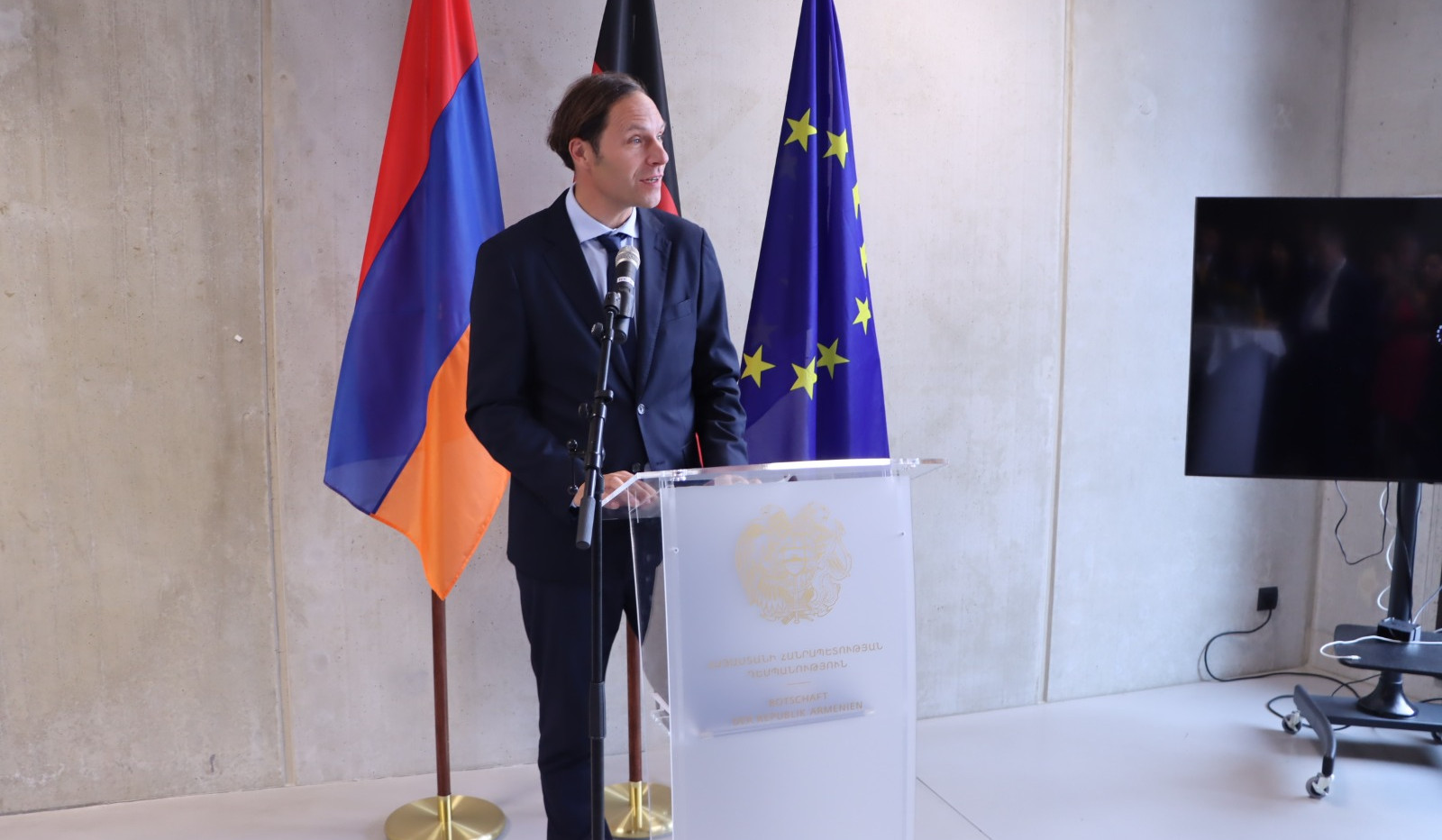 On August 8, Armenia and Azerbaijan տurned new page in their history: Niklas Wagner