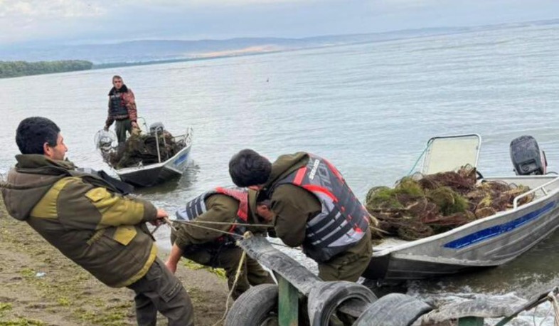 Սևանա լճի տարբեր հատվածներում հայտնաբերվել են ապօրինի 590 հատ խեցգետնաորսիչ և 18 հատ ձկնորսական ցանց