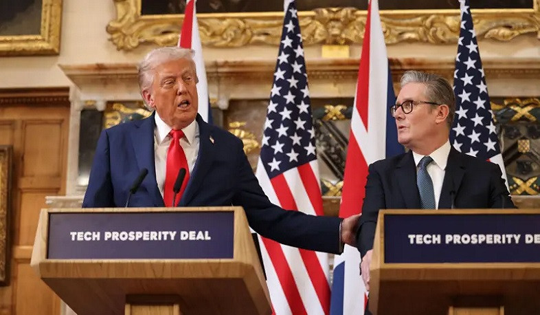 Tramp Böyük Britaniyanın baş naziri Starmerlə Putinə təzyiqi müzakirə edib