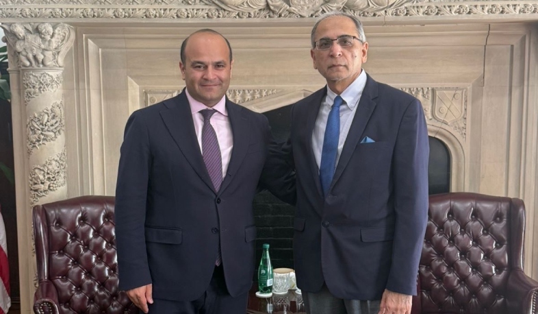 Նարեկ Մկրտչյանը հանդիպել է ԱՄՆ-ում Հնդկաստանի դեսպանի հետ