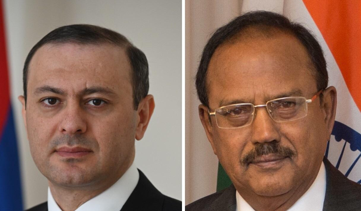 Секретарь Совбеза Армении и советник по национальной безопасности премьер-министра Индии подчеркнули важность предварительной подписки мирного договора
