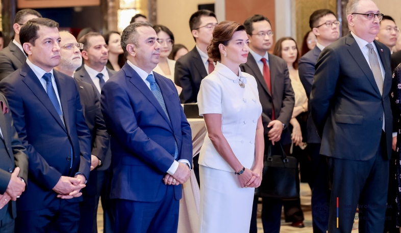 Աննա Հակոբյանը մասնակցել է Չինաստանում Հայաստանի դեսպանատանը կազմակերպված ընդունելությանը