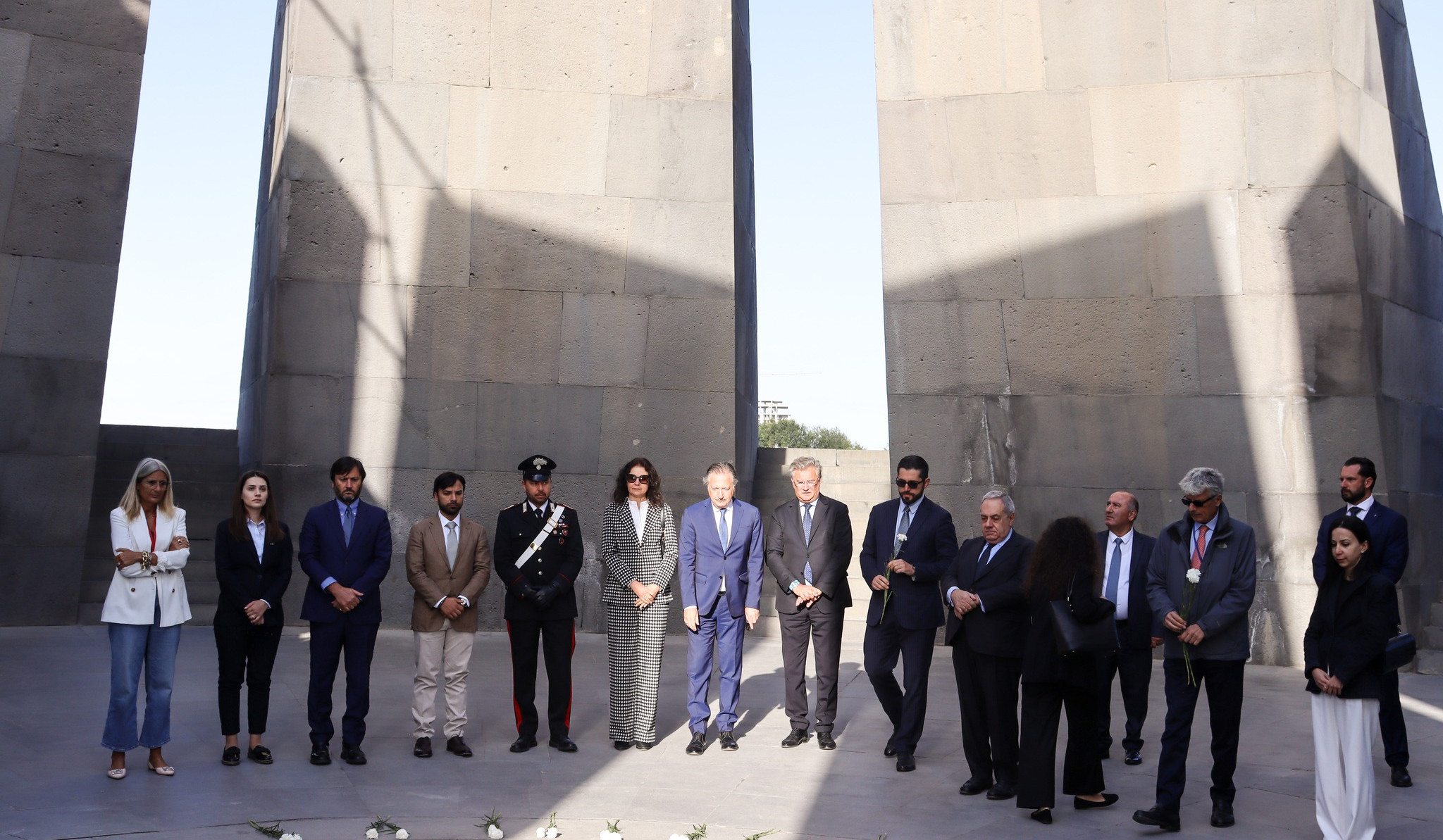 Իտալիայից ժամանած պատվիրակությունը այցելել է Հայոց ցեղասպանության հուշահամալիր