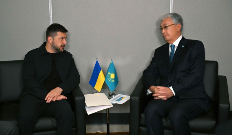 Zelenskiy meets Kazakh president, special Ukraine envoy Keith Kellogg in New York